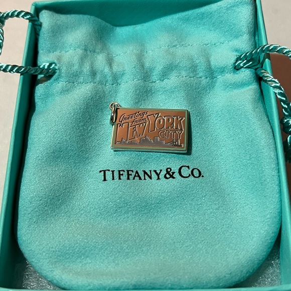 Tiffany & Co. Jewelry - Tiffany & Co. New York postcard charm necklace